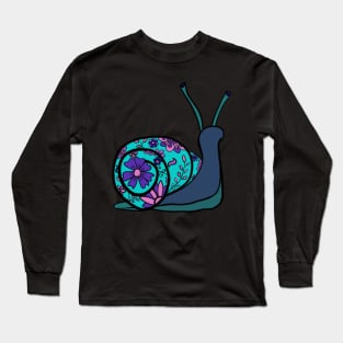 Blooming Snail Long Sleeve T-Shirt